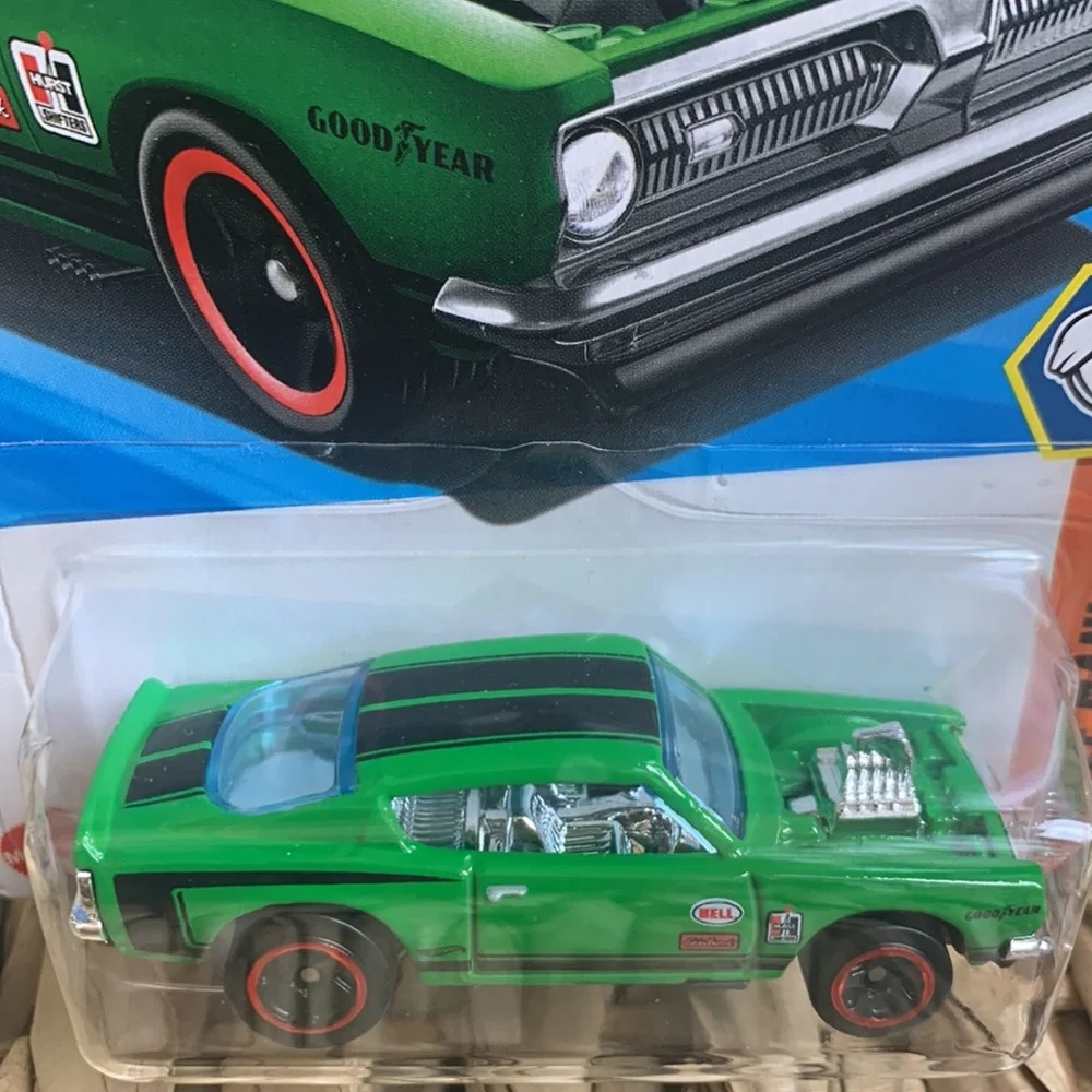 King Kuda Hot Wheels Green Muscle Car Plymouth Barracuda Hotwheels Sport 2025 🆕